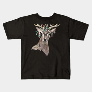 Reindeer at Christmas Kids T-Shirt